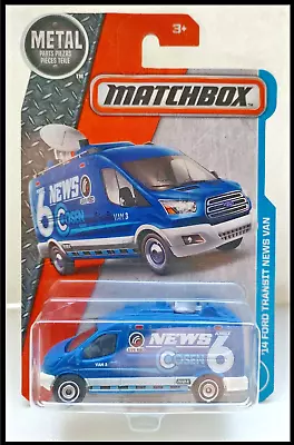 2017 Matchbox MB9/125  (DVK28) '14 Ford Transit News Van LC - MBX Adventure City • £8.95