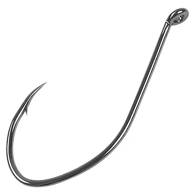 100Pcs 8832 Catfish Hook Sharpened Sport Circle Fishing Hooks Black Size 10#-8/0 • $12.09