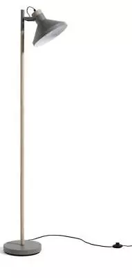 Habitat Skandi Floor Lamp Grey 157.4cm Tall With Foot Switch • £39.95