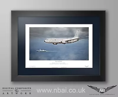 Framed P8 Poseidon MRA1 RAF Lossiemouth  Digital Artwork.  • £34.99