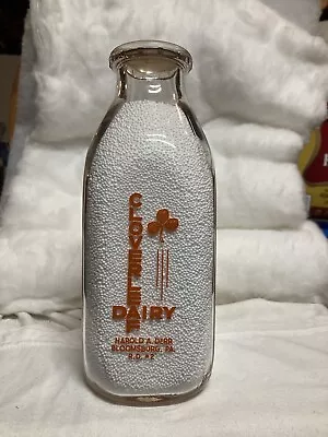 SPQ Cloverleaf Dairy Harold Derr Bloomsburg Pa. Columbia Co. 1952 Milk Bottle • $25