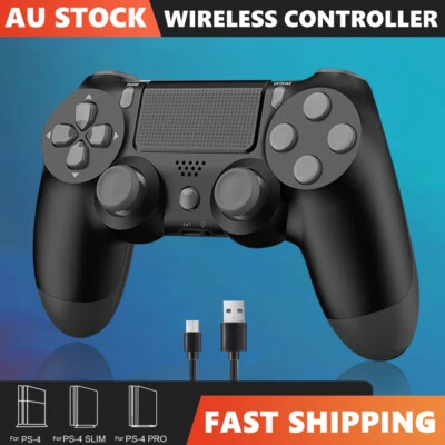 $23.85 • Buy Fit For PS4 Controller PS4 Pro/Slim Wireless Bluetooth Dual Vibration Gamepad