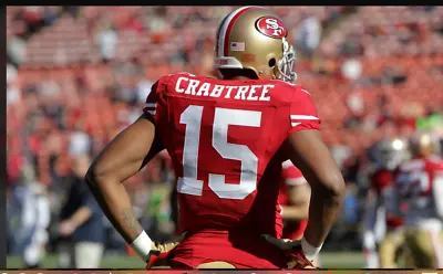 Nike On Field NFL San Francisco 49'ers Michael Crabtree Elite Football Jersey • $229.99