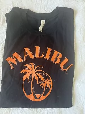 Malibu Rum American Apparel Red TShirt Short Sleeve Small • $6