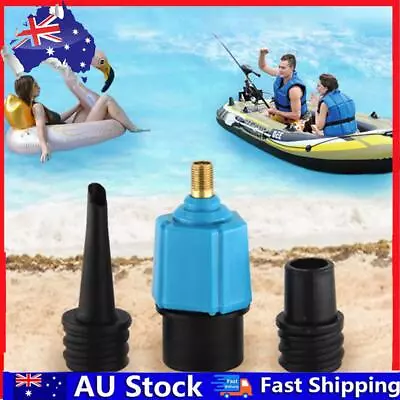 Air Valve Adapter Inflatable Sup Pump Adaptor For Kayaking Dinghy Pontoon Boat • $11.89