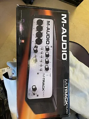 M-Audio Interface M-Track Quad: USB 4 Channel Audio Interface • $115