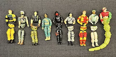 Lot Of 9 Vintage 1980s GI Joe ARAH Broken Figures Loose Golobulus Not Broken! • $60