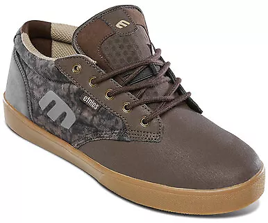Etnies Jameson Mid Crank Skate Shoes Brown/Tan/Gum • $104.99