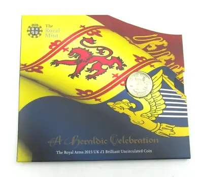 2015 Royal Arms £1 Brilliant Uncirculated Coin Pack Sealed • £15.99