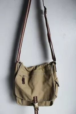 GAP Mens Womens Large Canvas Satchel Bag - Natural (ba24) • £19.99