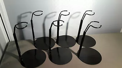 Doll Stands Set Of 6 Black Metal For 7 To 8 Inch Betsy McCall Fashion Dolls  • $20