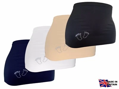 £6.99 • Buy Maternity Belly / Bump Band Diamond Baby Feet Smart Fabric Size Xs, S, M, L & Xl