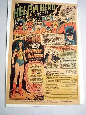 1977 Ad Mego Teen Titans And Isis Figures Wonder Woman Doll Frazetta Book • $7.99