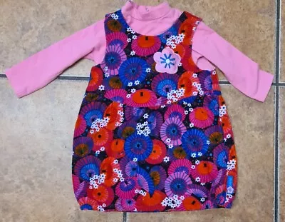 Tuc Tuc Dress T-Shirt Set Pink Floral Long Sleeve Age 18 Months • £14.95