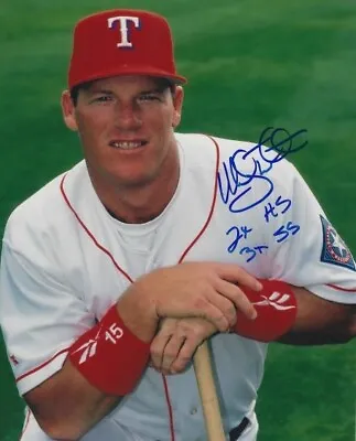 Autographed MICKEY TETTLETON   2x AS 3x SS  Texas Rangers Photo - COA • $14.99