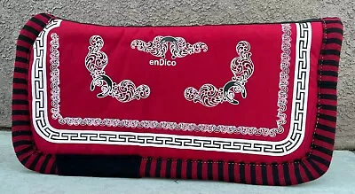 $49.99 • Buy Red Saddle Pad Western Saddle Blanket, Carona Suadero Charro Para Caballo