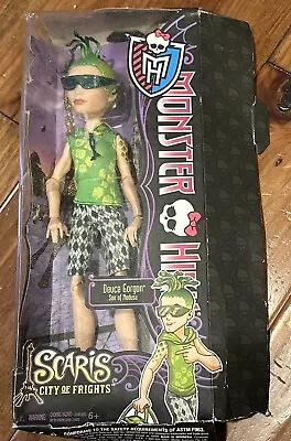 Monster High Scaris City Of Frights Deuce Gorgon Son Of Medusa 2012 New **Read** • $36