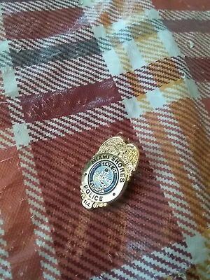 State Of Florida Miami Shores Police Mini Badge Collar Pin New & Unused • $7.98