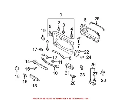 For Mini Genuine Door Window Belt Weatherstrip 51337146090 • $95.64