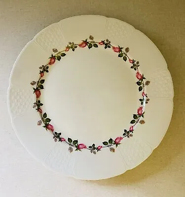 Limoges GDA Signed Vintage White Dinner Plate With Pink Roses Mint Condition! • $19.99