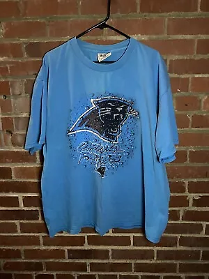 Vintage Carolina Panthers Shirt Men’s XXL Blue Faded Lee Sports NFL Football • $19.99