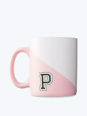 New Victoria Secret Pink White And Pink Monogram Oversized Mug - Nwt • $27.99