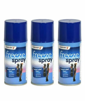 £7.75 • Buy 3pcs Freeze Spray - Sports Injury Leg Instant Pain Relief Muscle Twist Sprains 