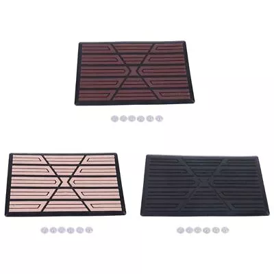 Car Vehicles Trucks Floor Carpet Mat Heel Scuff Plate Foot Rest Pedal Pad • $16.53