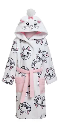 £16.95 • Buy Disney Aristocats Marie Dressing Gown For Girls Kids Dress Up Hooded Bath Robe