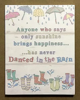 Danced In The Rain - Large Wooden Signs • £16.95