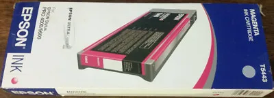 03/2006 New In Box Genuine Epson 220ml Ink T5443 Magenta Stylus Pro 4000/9600 • $69.99