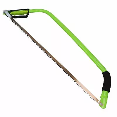 £10.97 • Buy 30” Extra Long Heavy Duty Bow Saw Tree Wood Branch Log Cutter Safety Guard