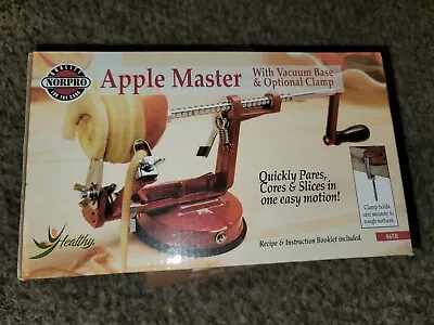 Norpro 865R Apple Master-Apple Potato Parer Slicer & Corer W/Suction Base NIB • $25