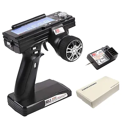 FS-GT3B Radio Transmitter & FS-GR3E Receiver 2.4Ghz 3 Channel Rc Car Remote Con • $56.99