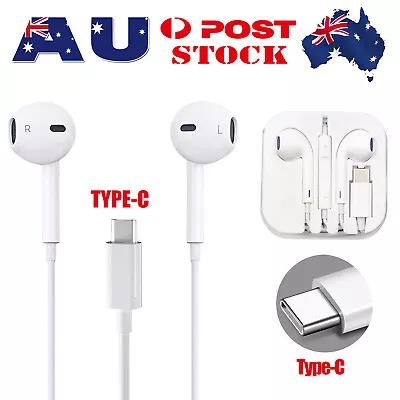 Type C USB-C Earphones Stereo Headphones For Huawei Samsung S8 S9 Note Android • $7.89