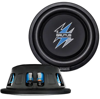 Hifonics Brutus BXS8D4 | 8 Inch 400W Dual 4 Ohm Shallow Subwoofer | 8  Slim Sub • $57.95