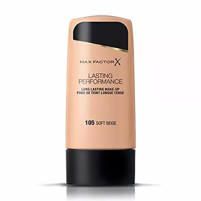 Max Factor Lasting Performance Liquid Foundation 35 Ml 105 Soft Beige • $21.52