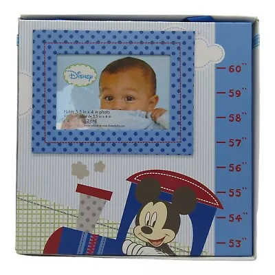 Disney 60  Growth Chart For Kids W/Photo Frame Train Mickey Tigger Dalmatian Dog • $9.97