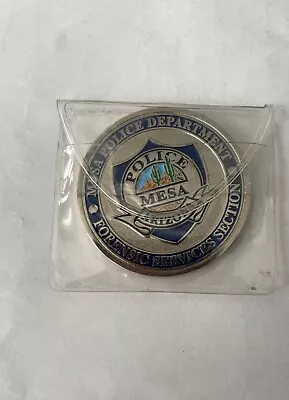 Challenge Coin Mesa Police Department Forensic Services New In Plastic • $25