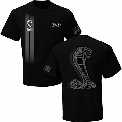 Shelby & SVT Cobra Snake T-Shirt * Cool American Pride Mustang * Free USA Ship!! • $22