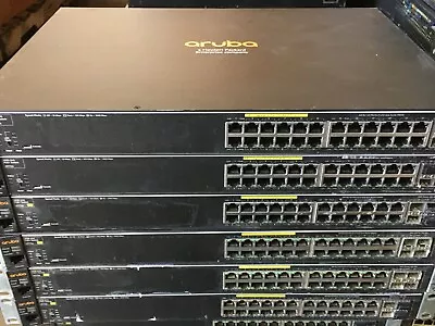 6X:  HPE ARUBA 2530-24G J9773A PoE+ 24-PORT GIGABIT ETHERNET SWITCH J9773-60201 • $379.87