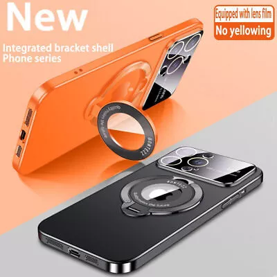 For IPhone 15 14 13 12 Pro Max ShockProof Magsafe Ring Holder Stand Case Cover • $13.29