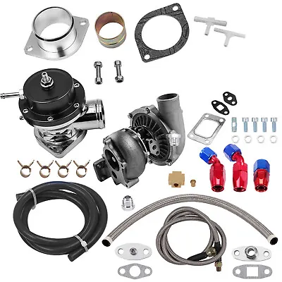 TURBO CHARGER Kit 0.63 A/R T04E T3 T4 44 TRIM +Type-RS BOV +Oil Feed Return Line • $164.99