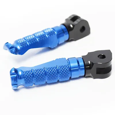 R-FIGHT Blue CNC Front Foot Pegs For Yamaha YZF R1 00-06 07 08 09 10 11 12 13 14 • $43.31