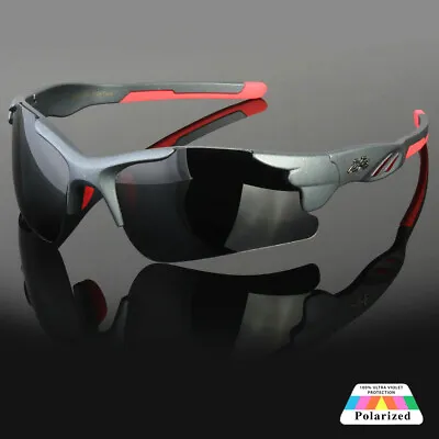 X-Loop Polarized Wrap Sunglasses Mens Sport Fishing Golfing Glasses Tac Lens • $11.98