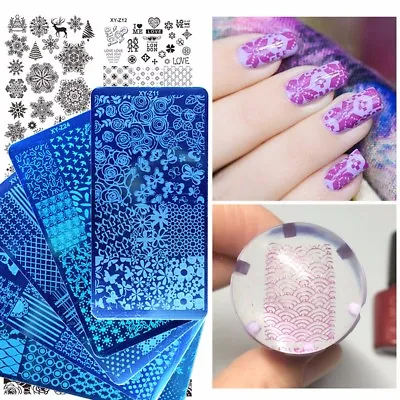 60 Nail Art Stamping Plate Stencil Template Image Plates Flowers Butterfly Ch... • £2.95