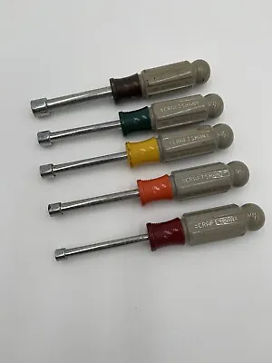 Sears Craftsman Metric Nutdriver Set (5 Pieces) Vintage US Made • $19