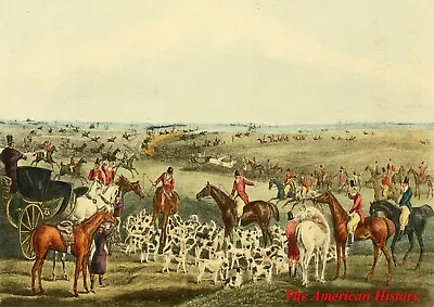 3286 Alken Henry (1785-1851) - Quorn Hunt And Its Masters 1899 - The Meet • £15.54