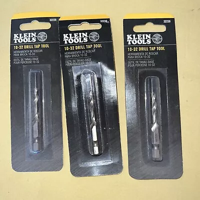 Klein Tools 32239 Drill Tap 10-32 Lot Of 3 • $15.99