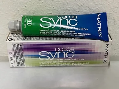 Matrix COLOR SYNC  5 - Minute Fast Toner 2 Oz Anti Red • $9.25